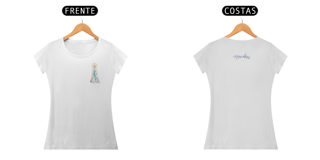 Nome do produto Camiseta Feminina Pima - Mãezinha de Lourdes #01