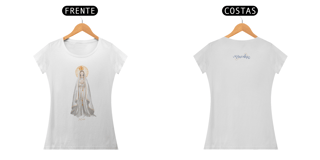 Nome do produto Camiseta Feminina Pima - Mãezinha de Fátima  #02