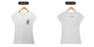 Nome do produto Camiseta Feminina Pima - Mãezinha desatadora dos nós #01