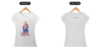 Nome do produto Camiseta Feminina Pima - Mãezinha desatadora dos nós  #01