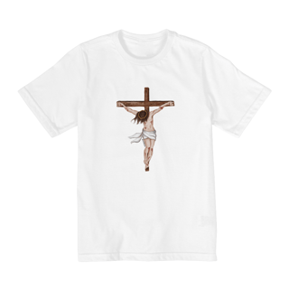 Nome do produto Camiseta Infantil - Jesus Crucificado
