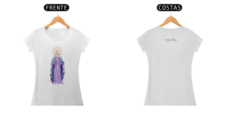 Nome do produto Camiseta Feminina Pima - Mãezinha das Lagrimas #01
