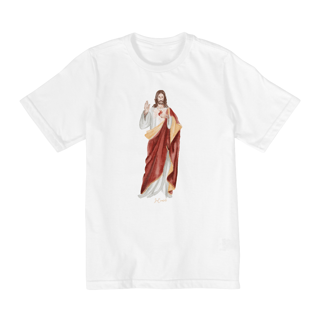 Nome do produto Camiseta Infantil -  Sagrado Coração de Jesus 
