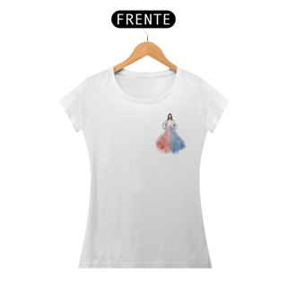 Nome do produto Camiseta Feminina - Jesus Misericordioso #02
