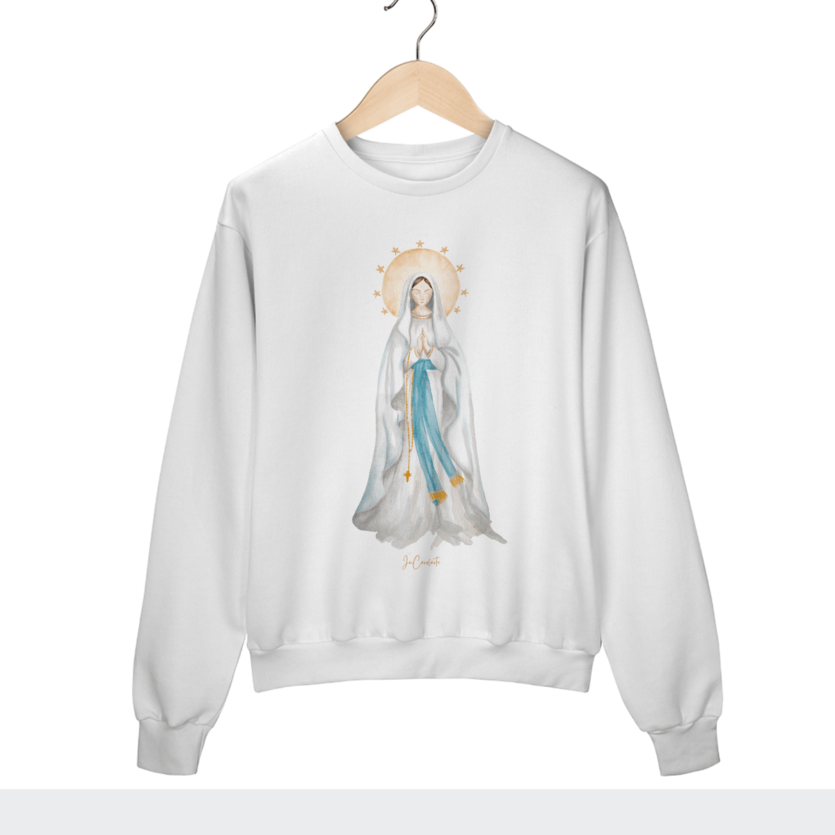 Nome do produto: Moletom - Mãezinha de Lourdes