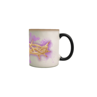 Nome do produto Caneca Mágica Coroa de Espinhos - Magenta