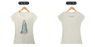 Nome do produto Camiseta Feminina Pima - Mãezinha de Guadalupe #01