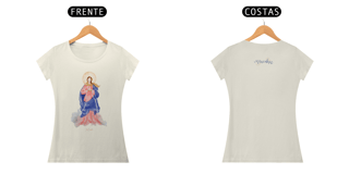 Nome do produto Camiseta Feminina Pima - Mãezinha desatadora dos nós  #01