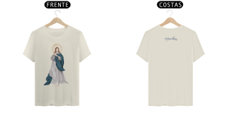 Nome do produto Camiseta Unissex Pima - Mãezinha da Imaculada Conceição #01