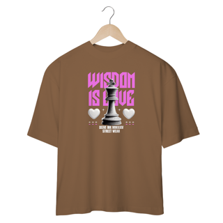 Nome do produto Camiseta Oversized Wisdom is Love