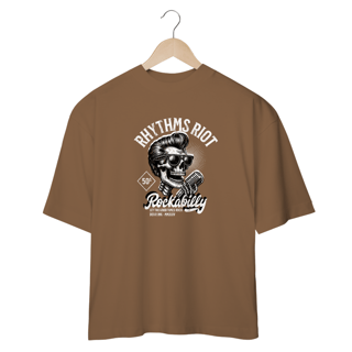 Nome do produto Camiseta Oversized Skull Rockabilly
