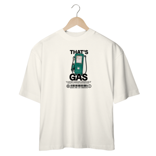 Nome do produto Camiseta Oversized That Gas-Branca & Off White