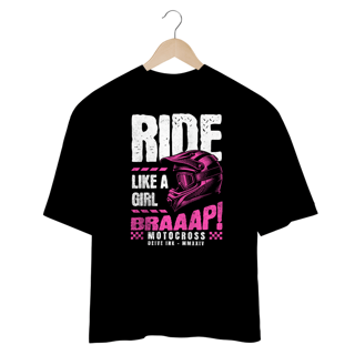 Camiseta Oversized Motocross Ride