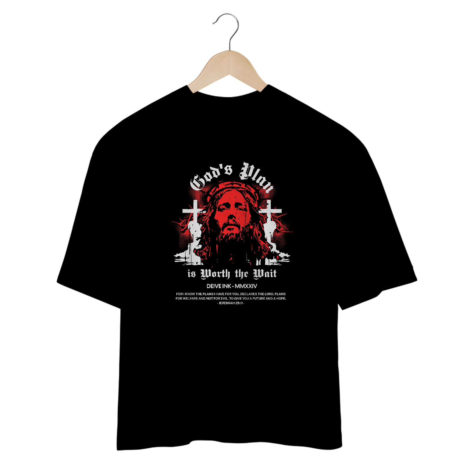 Camiseta Oversized Jesus Cristo