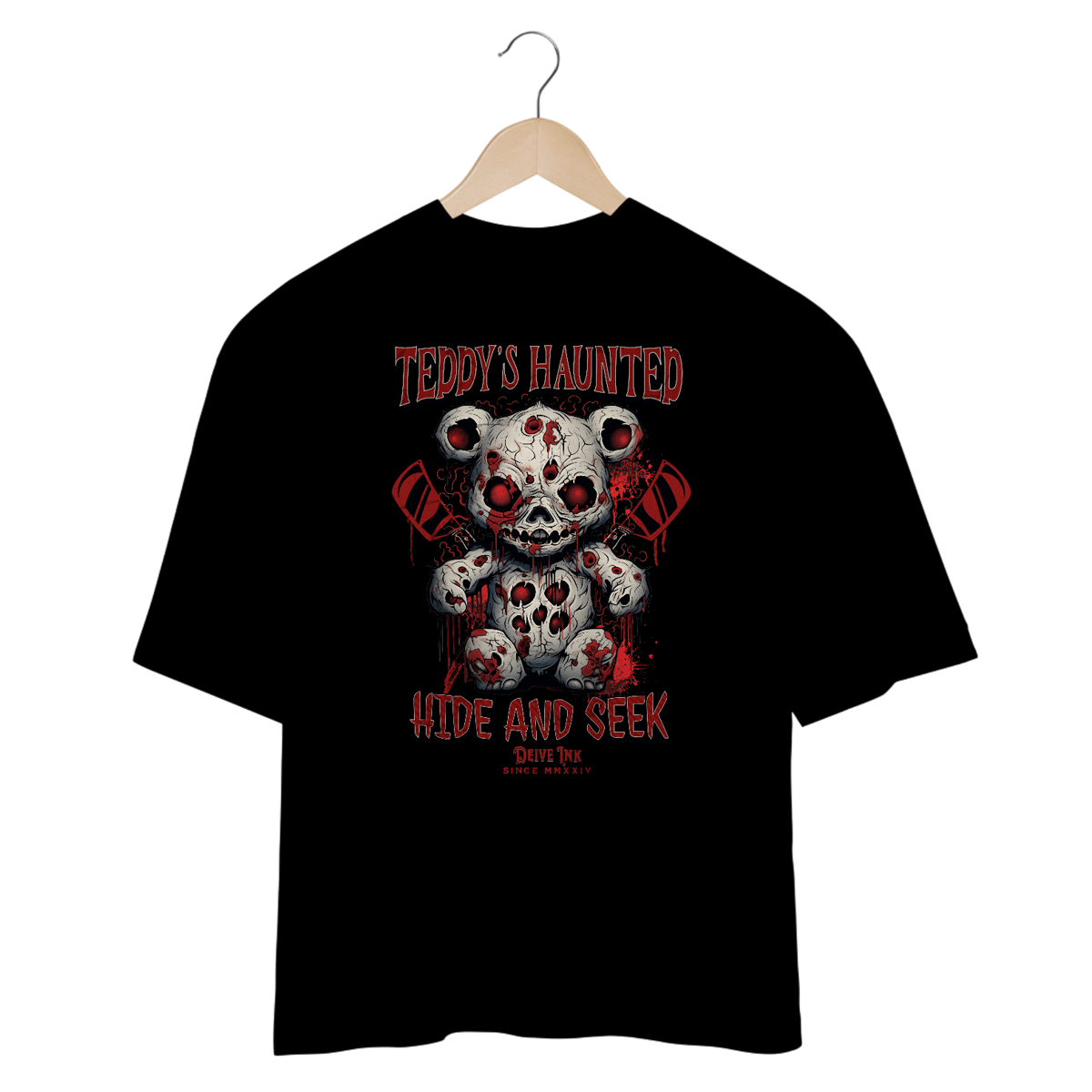 Nome do produto: Camiseta Oversized Urso Teddy