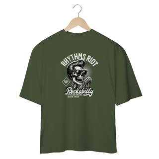 Nome do produto Camiseta Oversized Skull Rockabilly