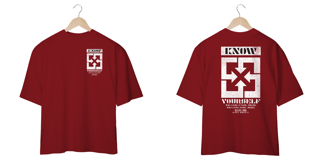 Nome do produto Camiseta Oversized Know Yourself