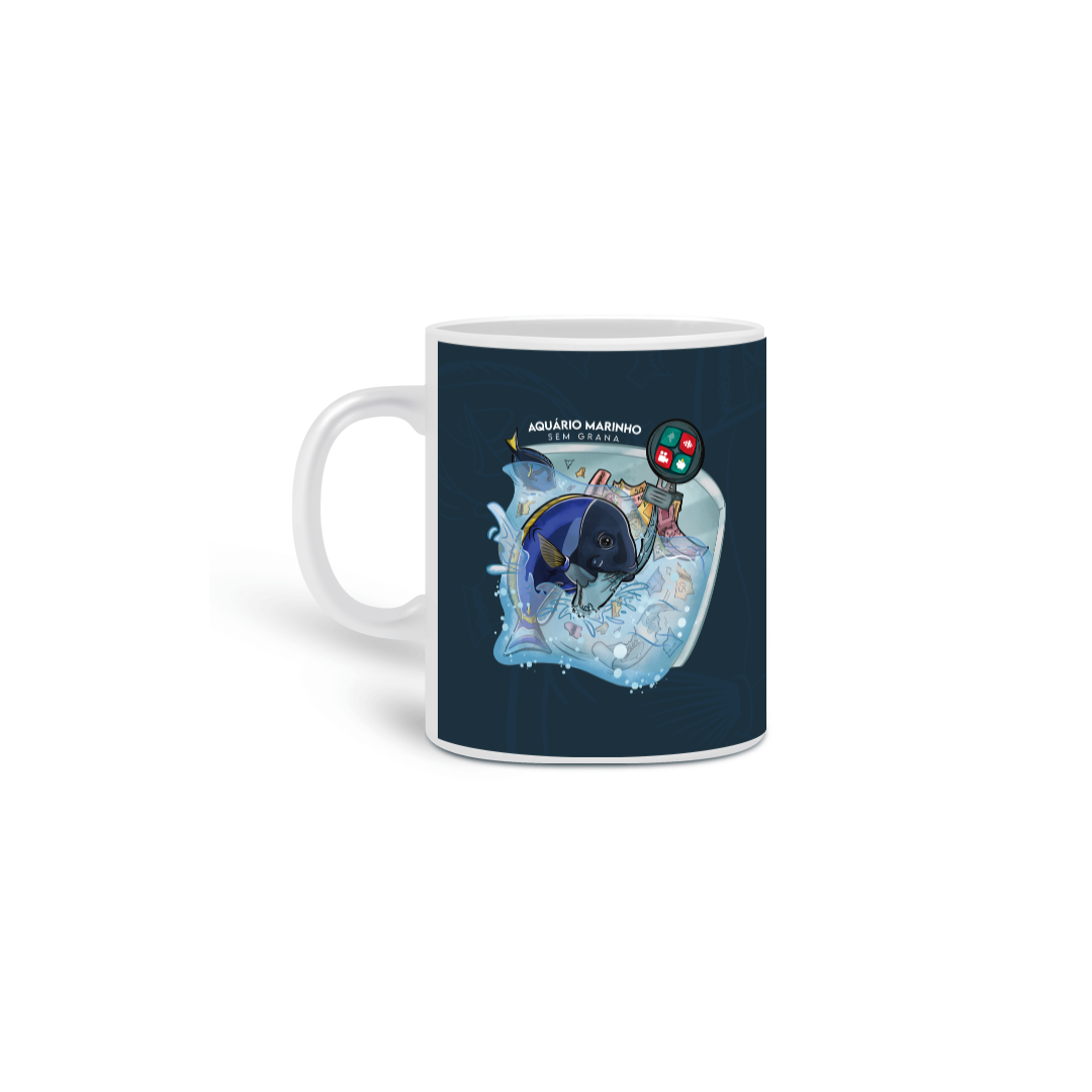 Nome do produto: Caneca - Aquário Marinho Sem Grana