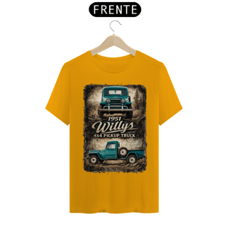 Nome do produto Camiseta Quality - F75 - 1951 Willys 4×4 Pickup Truck