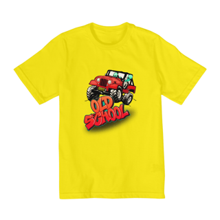 Nome do produto Camiseta Infantil - Willys Old School - 10 a 14 Anos