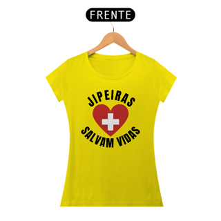 Nome do produto Baby Look Quality - Jipeiras Salvam Vidas -Branca