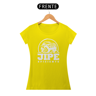 Nome do produto Baby Look - Jipeira Eficiente - Logo Branca