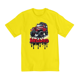 Nome do produto Camiseta Infantil Willys Red - 10 a 14 Anos