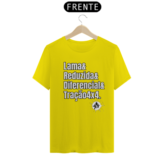 Nome do produto Camiseta Quality - Lama & Redução & Diferencial & Tração4x4