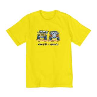 Nome do produto Camiseta Infantil 4x4 faz Amigos - 10 a 14 Anos