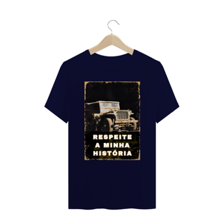 Nome do produto Camiseta Plus Size - Respeite História