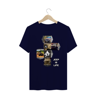 Nome do produto Camiseta Plus Size - Jeep Life Anarkia 4x4