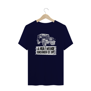 Nome do produto Camiseta Plus Size - Vida Melhor - Black