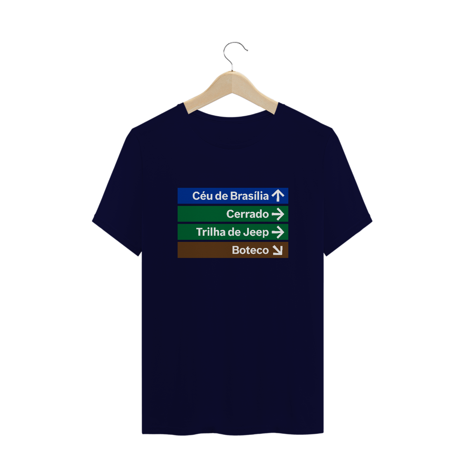 Camiseta Plus Size Sinalizando - Brasília