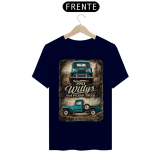 Nome do produto Camiseta Quality - F75 - 1951 Willys 4×4 Pickup Truck