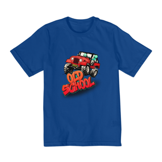 Nome do produto Camiseta Infantil - Willys Old School - 10 a 14 Anos