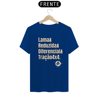 Nome do produto Camiseta Quality - Lama & Redução & Diferencial & Tração4x4