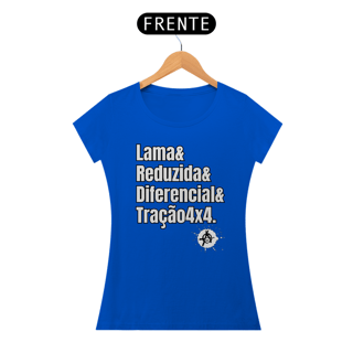 Nome do produto Baby Look Classic - Lama & Tração 4x4