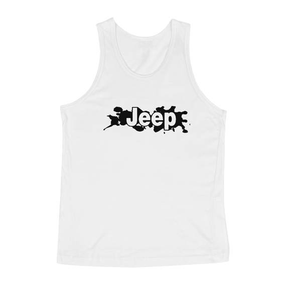 Camiseta Regata - Jeep Lama Preta