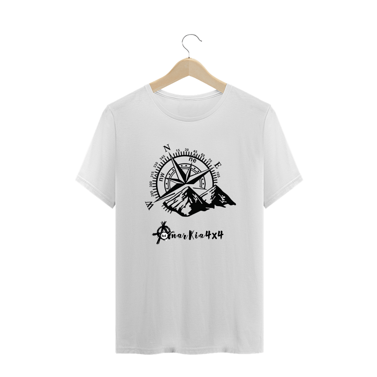 Nome do produto: Camiseta Plus Size - Bússola Anarkia4x4
