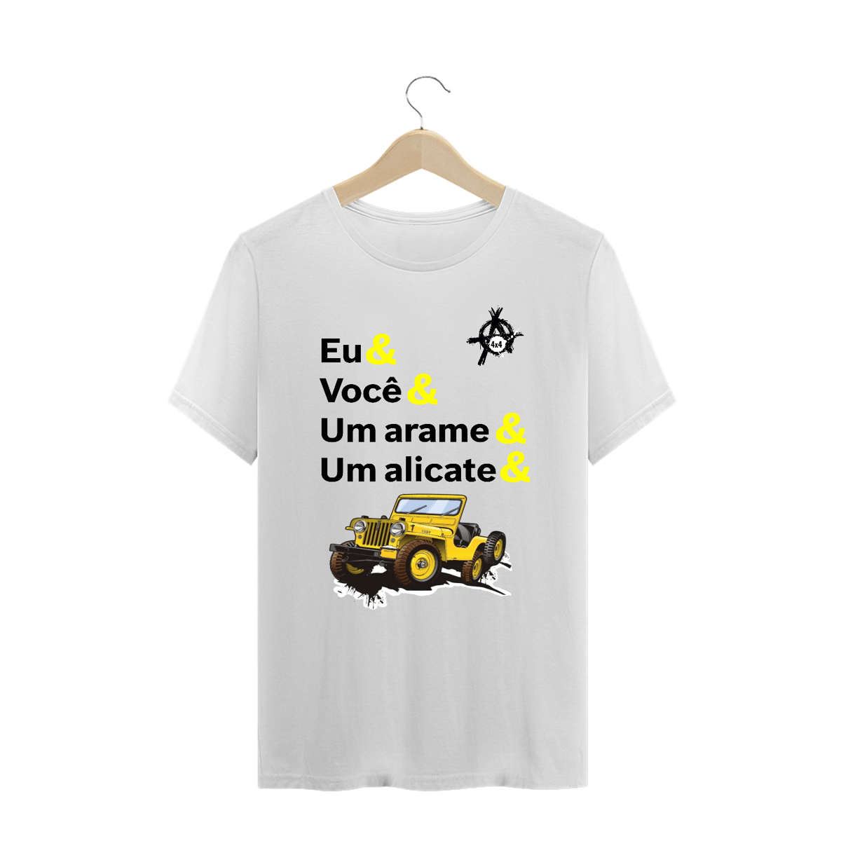 Nome do produto: Camiseta Plus Size - Arame Jeep