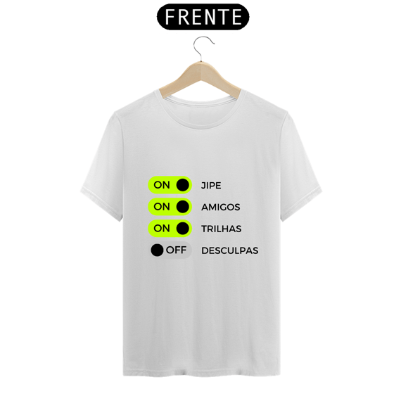 Camiseta Prime Branca - Jeep & Amigos