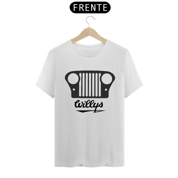 Camiseta Quality - Grade Willys - Logo Preta