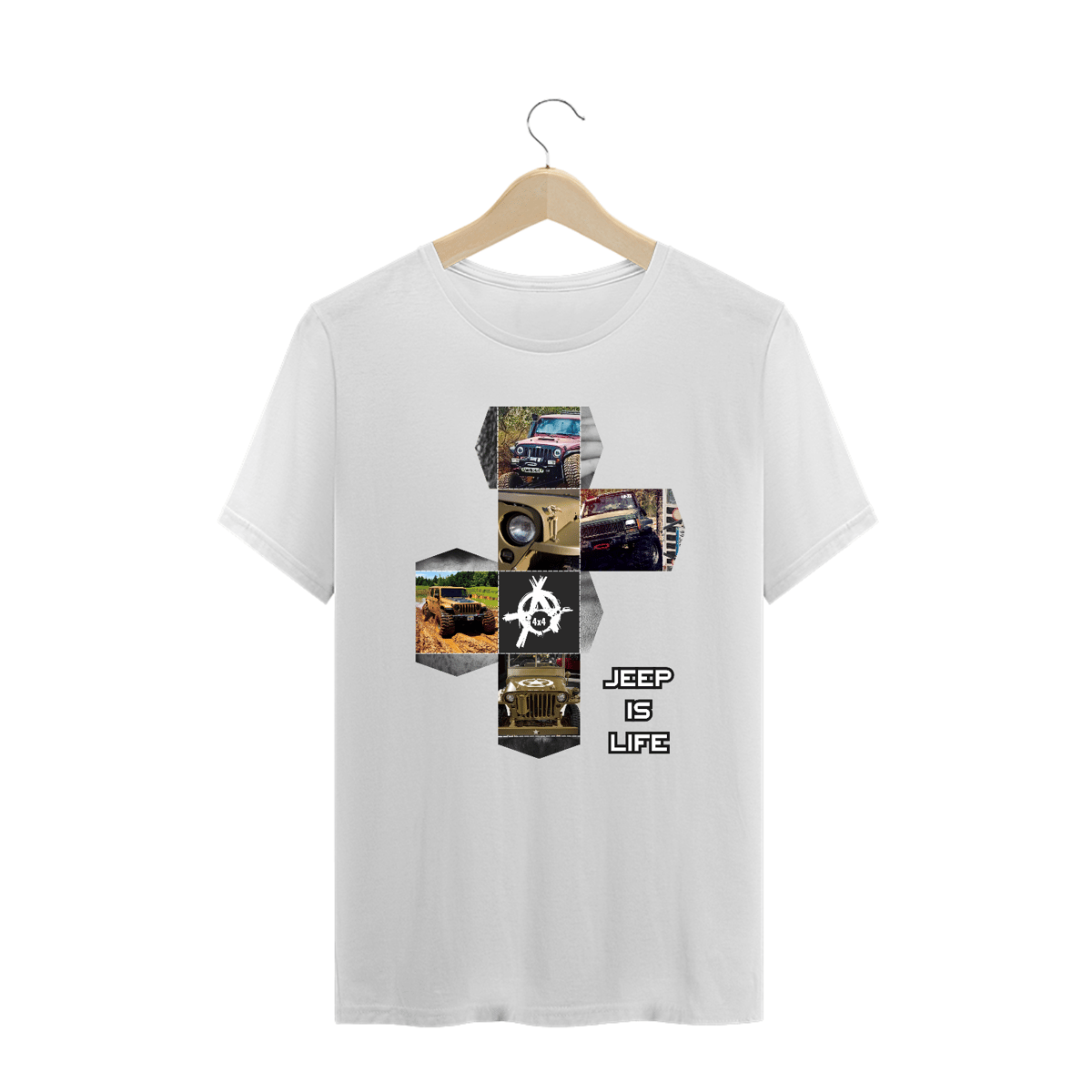 Nome do produto: Camiseta Plus Size - Jeep Life Anarkia 4x4