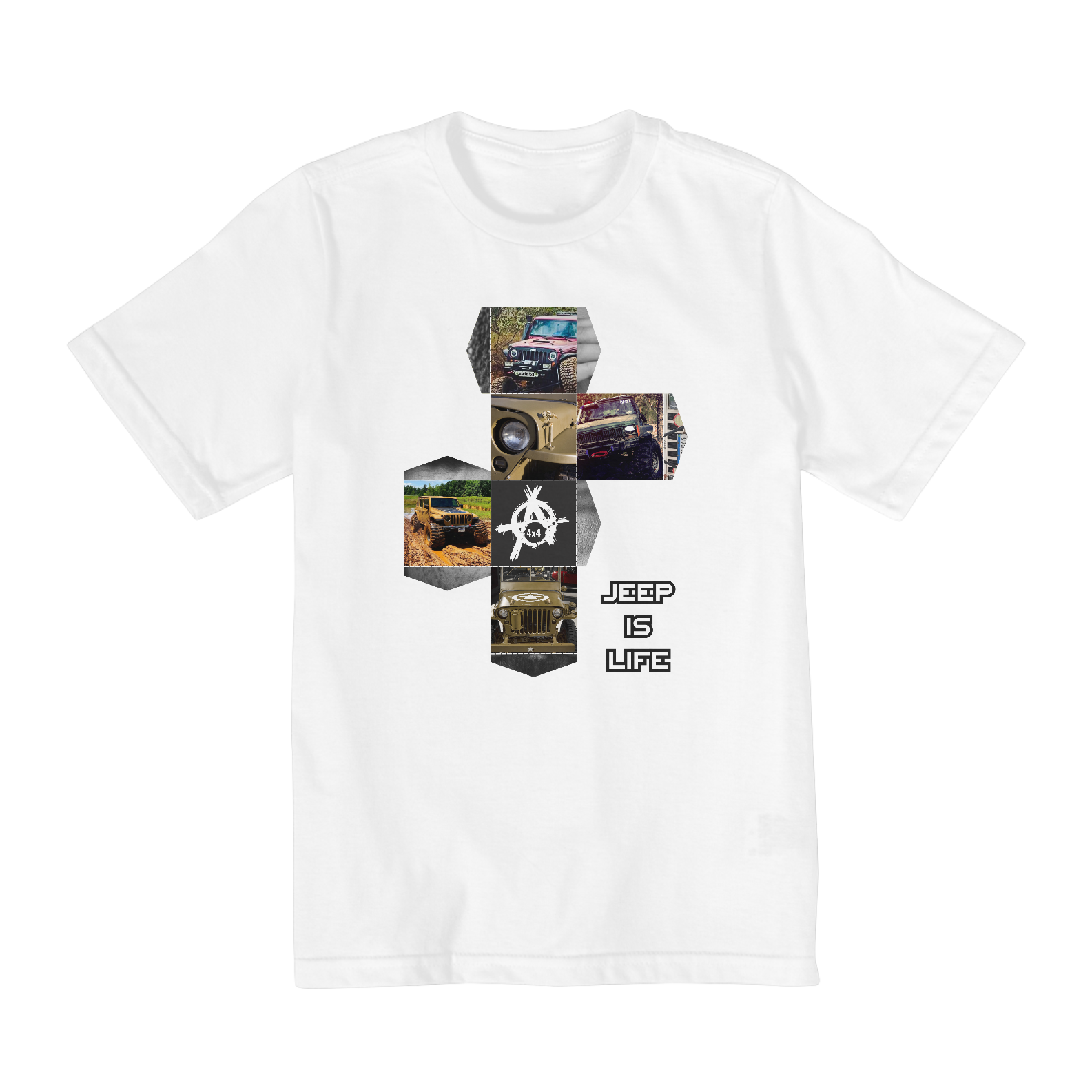 Camisa Infantil Jeep is Life - 10 a 14