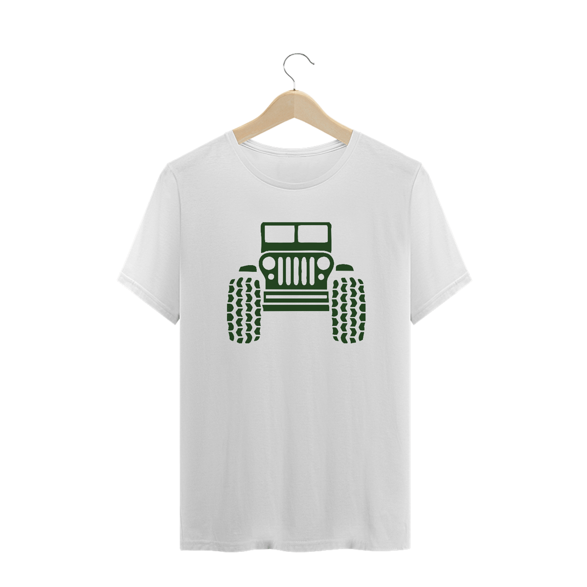 Nome do produto: Camiseta Plus Size- Jeep Verde