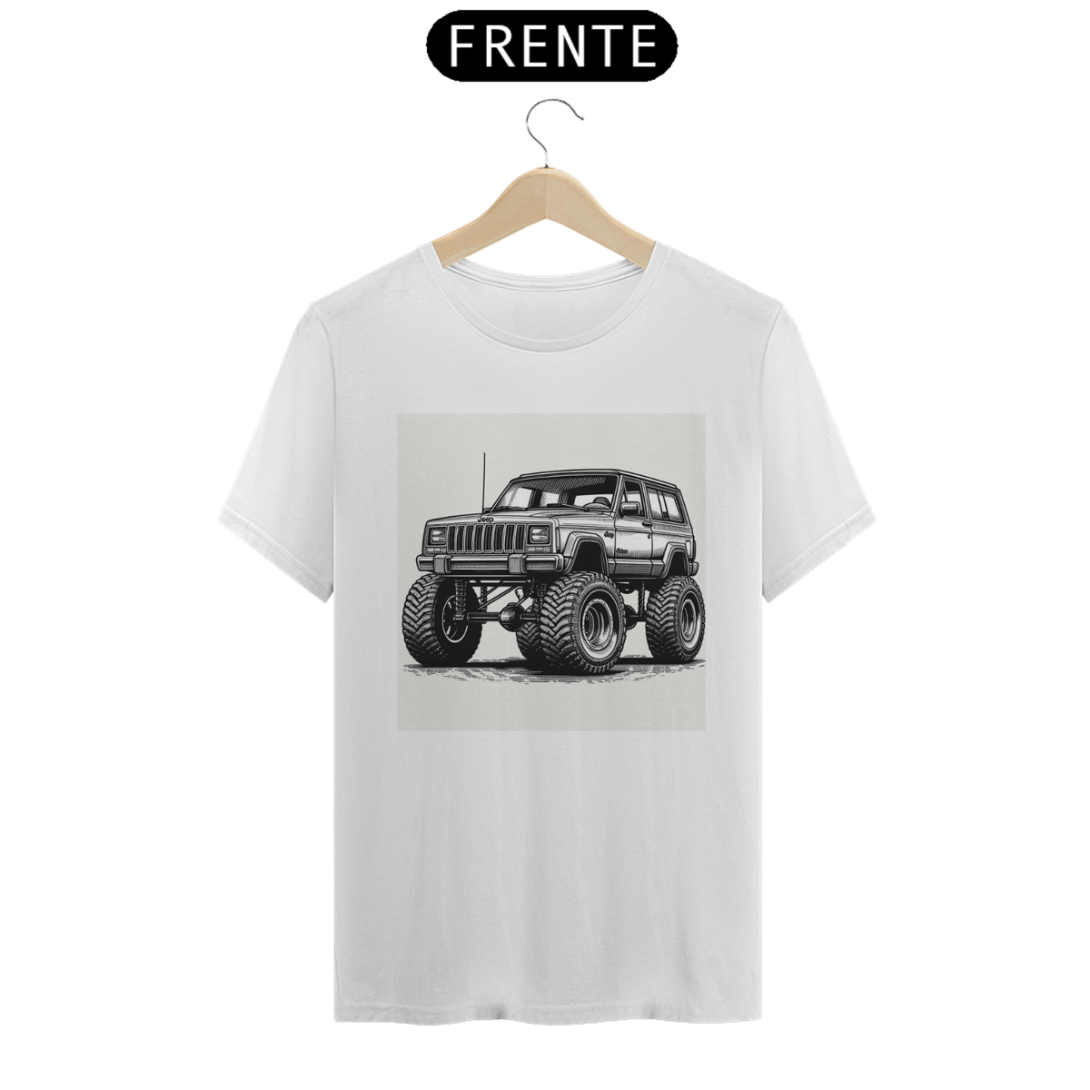 Nome do produto: T-Shirt Quality - Jeep Cherokee XJ