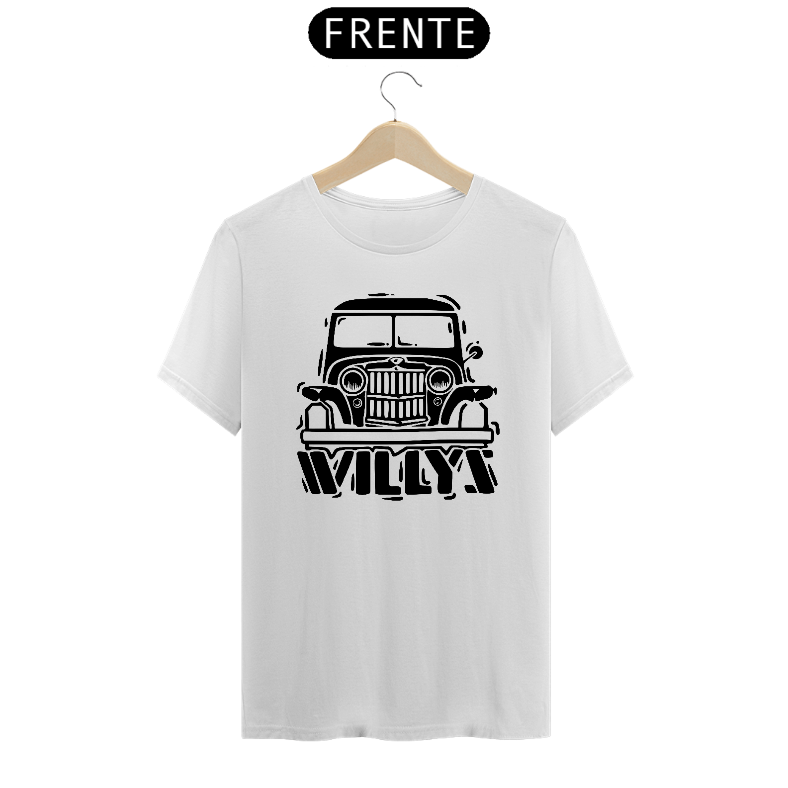 T-Shirt Quality - Rural Willys - Black