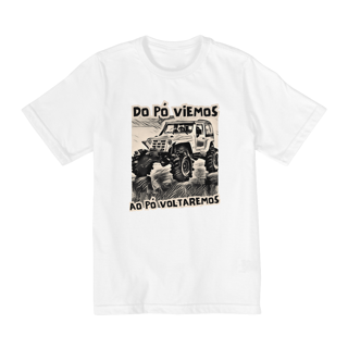 Nome do produto Camiseta Infantil 02 a 08 Anos  - Troller Antigo  - Do Pó Viemos