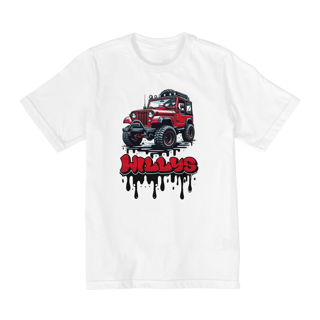 Camisa Infantil Willys Red - 10 a 14 Anos