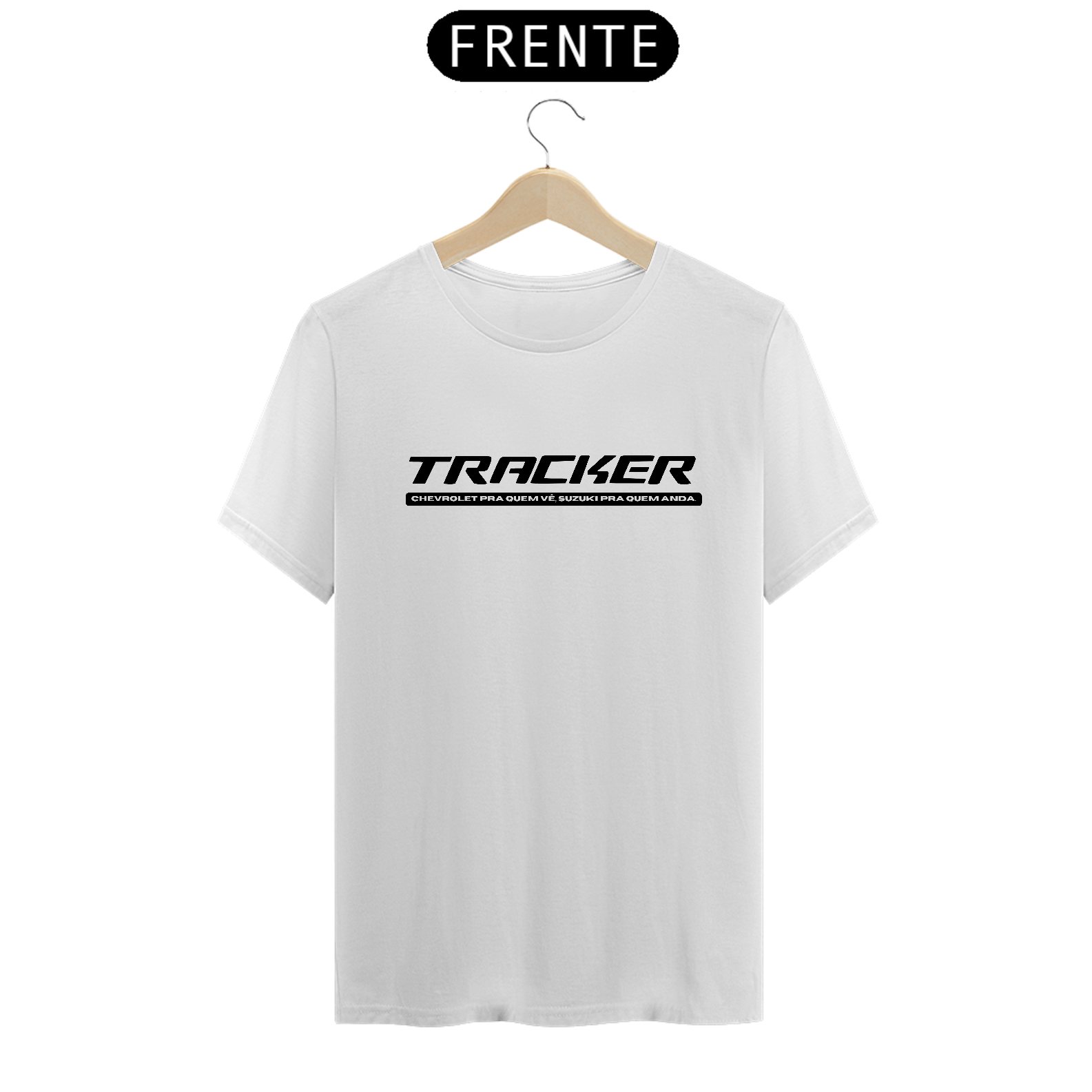 T-Shirt Quality - Tracker - Letra Preta